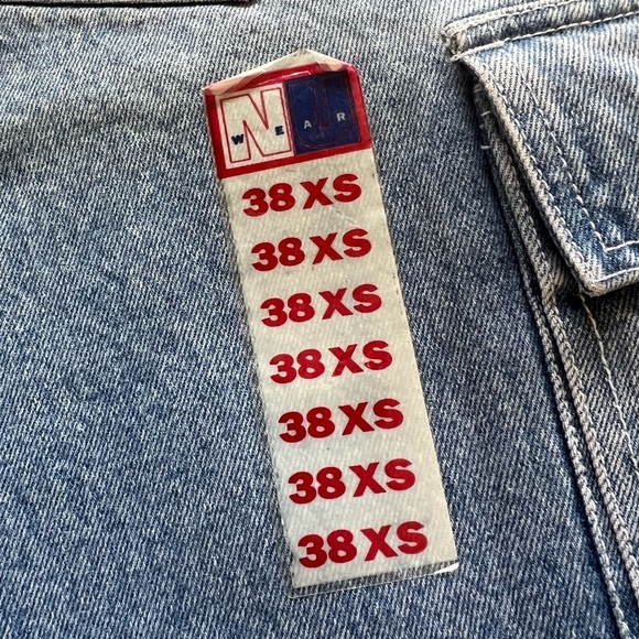 New 90s 80s Vintage BAGGY Cargo 38x30 Nu Wear Hip Hop Skateboard Lightwash Jeans - Picture 12 of 12